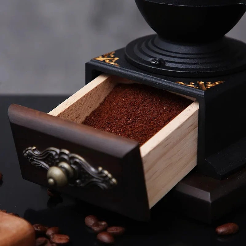 Hand grinding Coffee Machine Retro Home Manual Coffee Bean Grinding Machine Coffee Grinding Machine with Hand Shake Bean AT-021 4