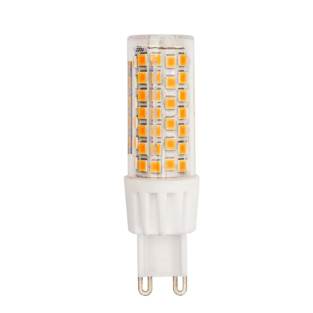 

1-10X Ceramic Mini LED Light G9 Led Lamp 220V 5W 7W 9W 12W LED Bulb 33 51 75 86LEDs 2835 SMD LED Spotlight Warm Cold White Bulb