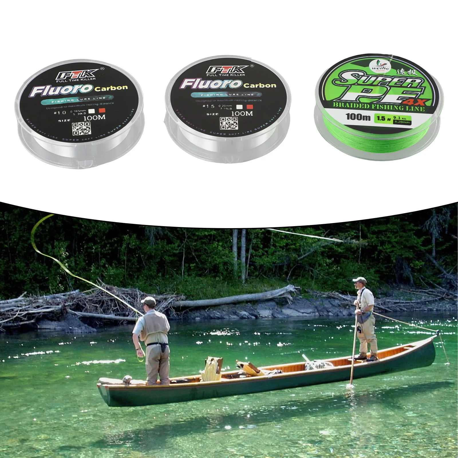 

100M 4 Braided PE Line Dalima Fishing Line Fluorescent Green Braided Line Smoother Casting Fishing Line Outdoor Fishing Tools