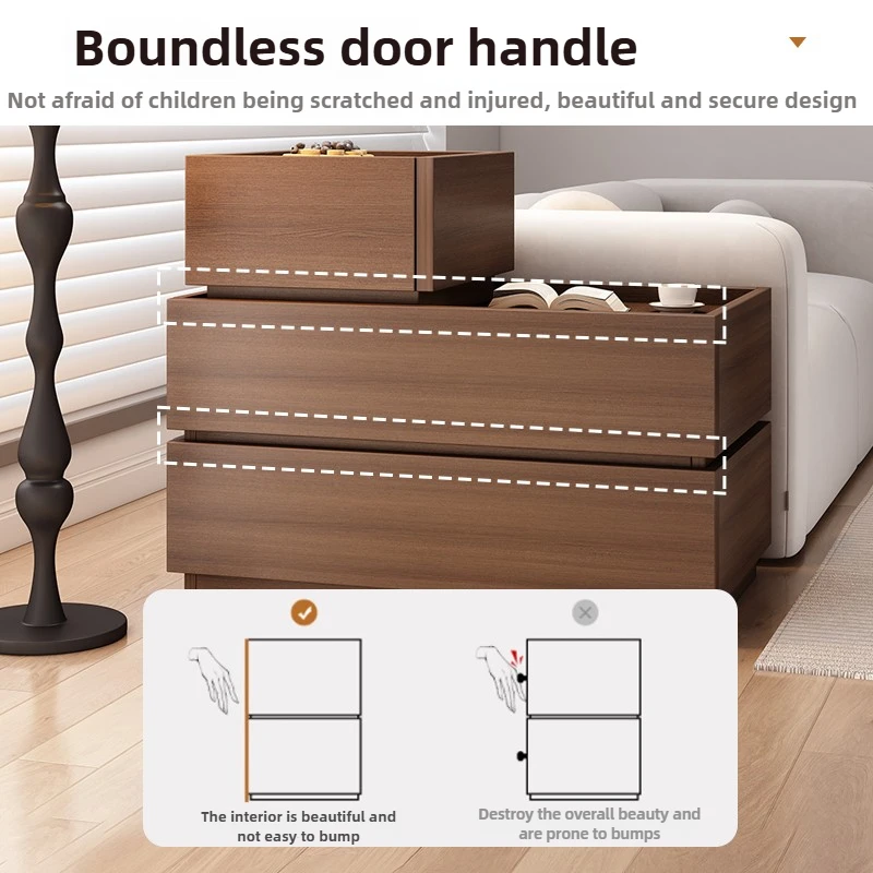 Sofa Side Cabinet Creative Side Table, Home Small Coffee Table Light Luxury High-end, Minimalist Free Match Bedside Table