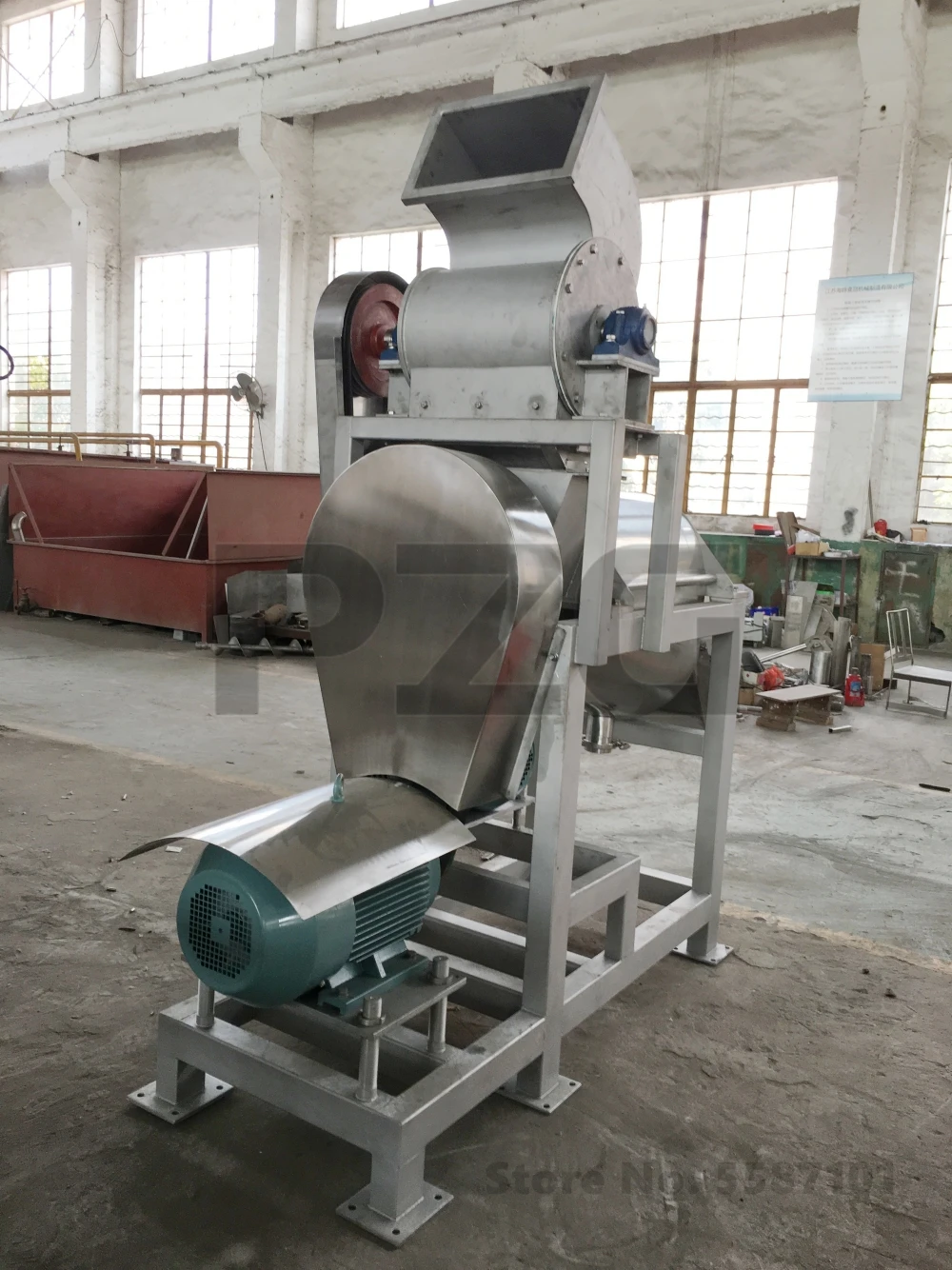 Industrial 2.5Ton/H Crushed Vegetable Juice Making Machine Screw Juicer Spiral Crushed Orange Lemon Fruit Juicer With Crusher 4