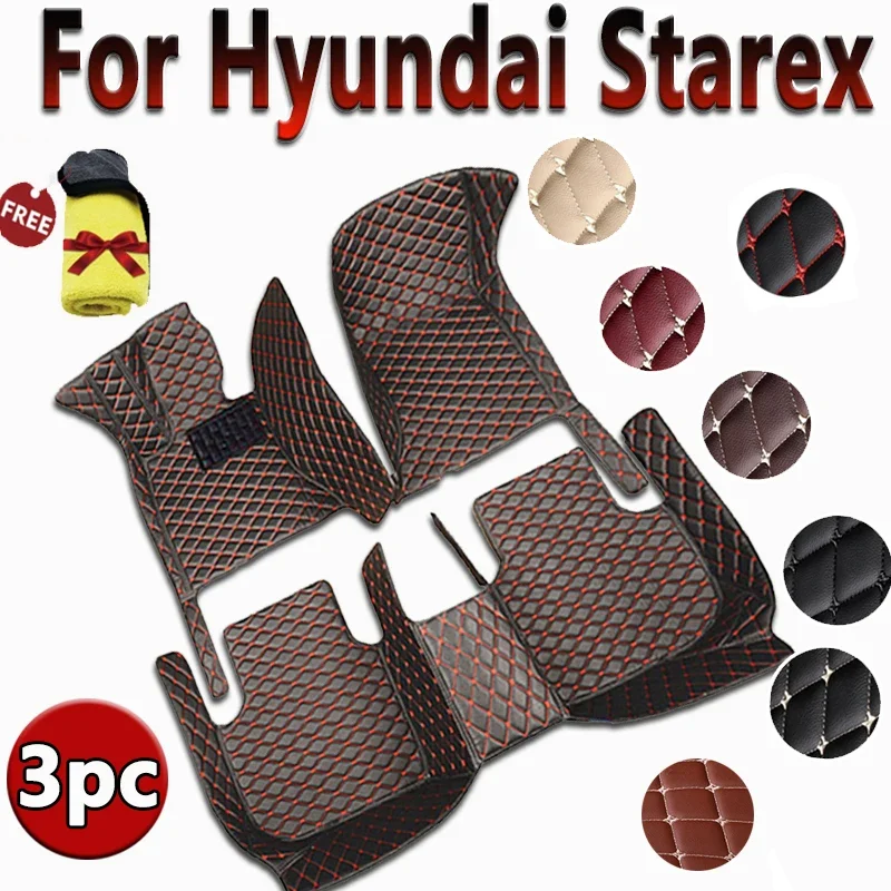 

Car Floor Mat For Hyundai Starex H-1 TQ 2008~2017 Anti-dirty Pad Acessories Full Set Mud Trunk Floor Mat Accessories