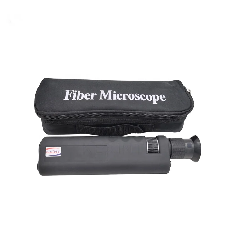 

KEXINT Portable Hand Held 200x 400x Fiber Optic Inspection Tool Optical Fiber Connector Microscope