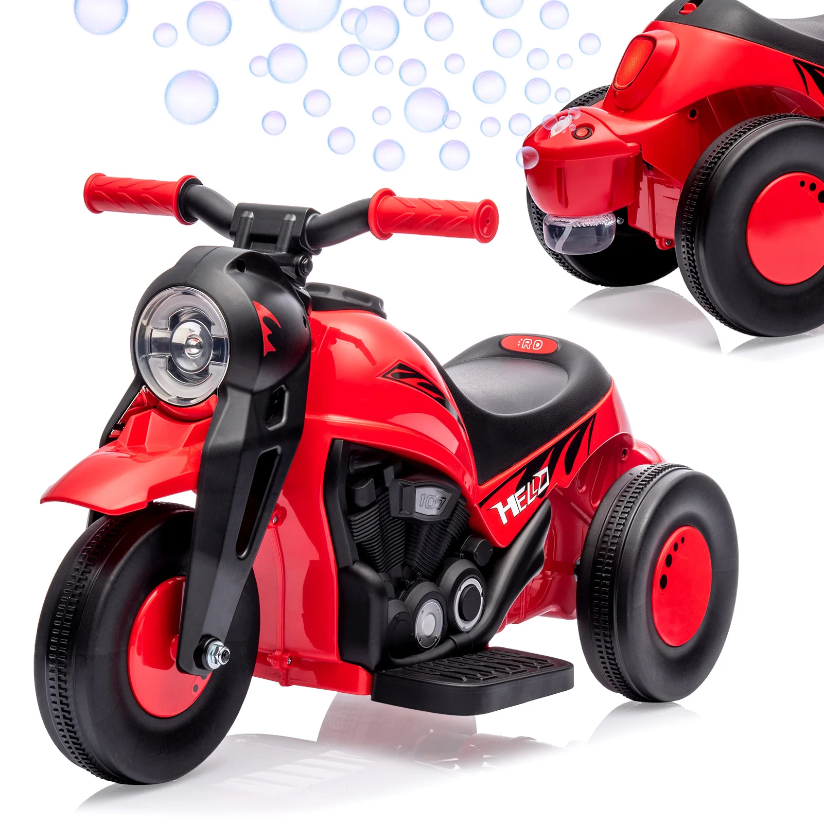 Kids Electric Bubble Motorcycle 7
