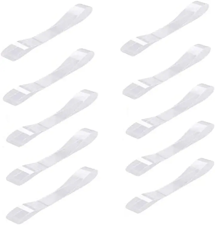2PCS Elastic Plastic Shoelaces High Heel Strap Women Shoes Sneakers Shoe Strings Fashion Invisible Anti-loose Strap