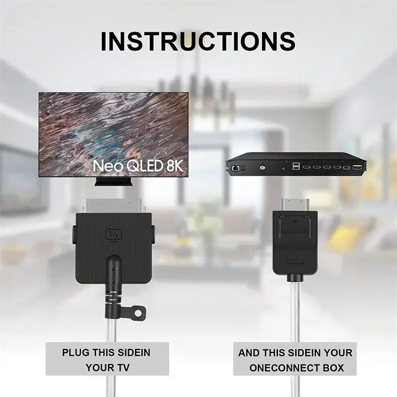 BN39-02688A BN39-02688B Compatible with Samsung One Connect Cable para For Neo QLED 8K TV QN75QN800AFXZA QN75QN800AF