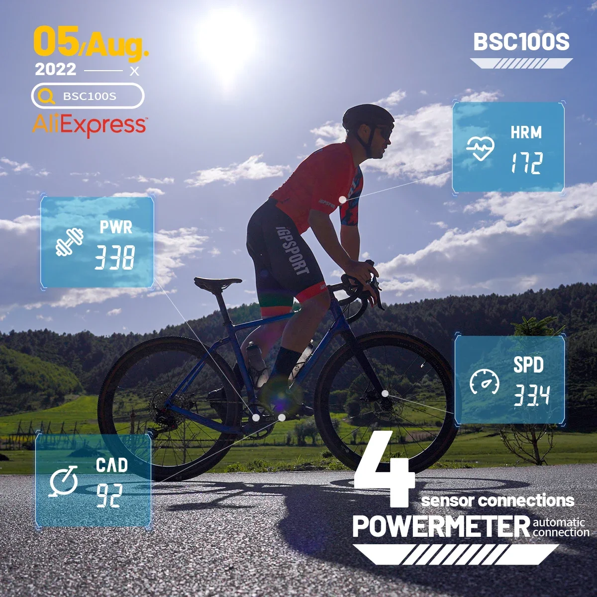 Igpsport Bsc100s  ǻ ߿ ¸  Ÿ ĵ  Mtb   Igs 100s ӵ Ant + Gps