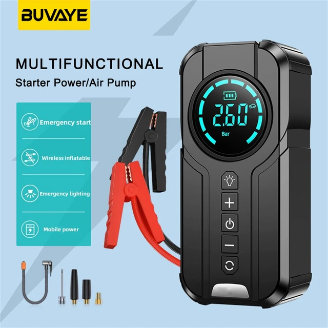Type Of Starterportable Car Jump Starter With Air Pump - 1000a