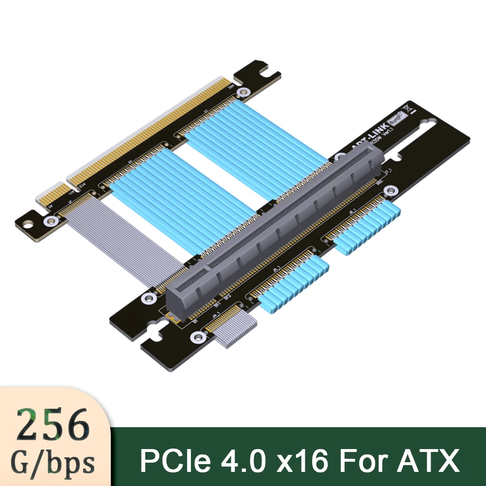 Scheda Video Grafica Pcie 4.0X16 A Cavo Di Prolunga Slot Pci-E X16 Con Scheda Grafica Staffa Verticale Per Custodia Per Pc Atx