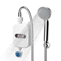 3000W Portable Electric Heater Digital Display Hot Water Heater 110V 220V Tankless Water Heater for Bathroom Hot Water Shower 1