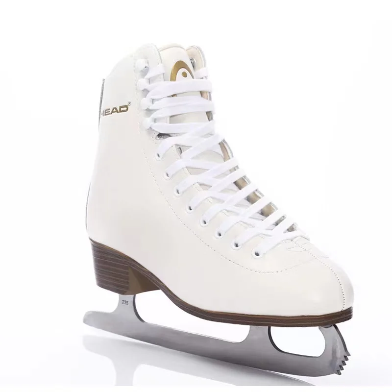 

Ice Hockey Skates Shoes with Ice Blade for Adults and Teenagers, Professional Cowhide, Thermal, Warm, Thick, New, Winter