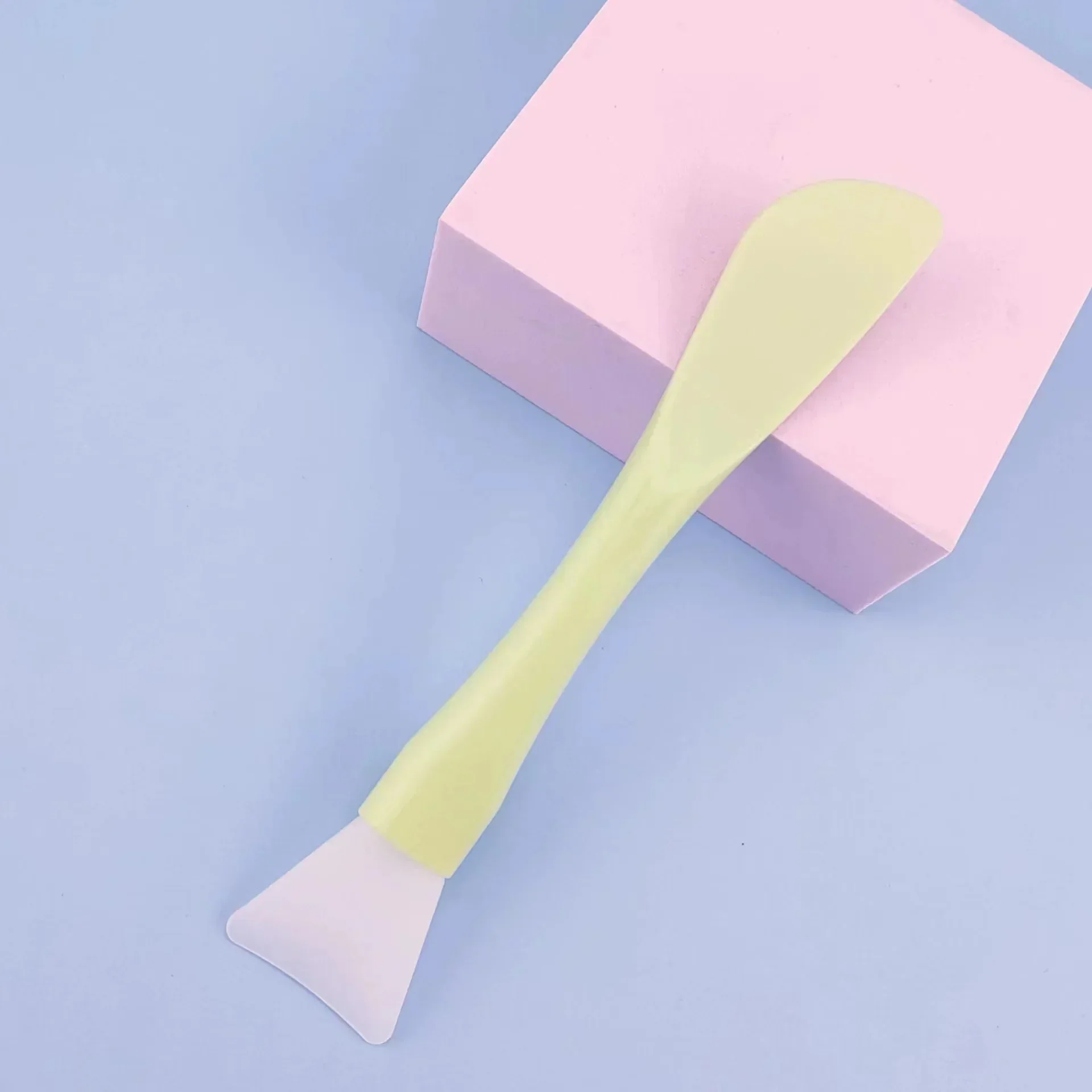 Double Head Silicone Facial Mask Brush Scraper Knife Type Mud Film Dual-use Mold Adjusting Stick facial mask brush