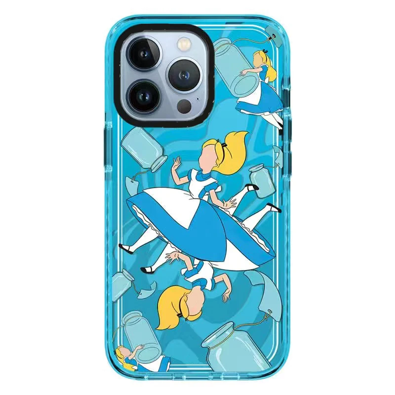 

Акриловый обновленный чехол для телефона с мультяшной рамкой, версия 2,0, чехол для IPhone 11, 12, 13, 14, 15 Pro Max, чехол для IPhone 15 Pro Max