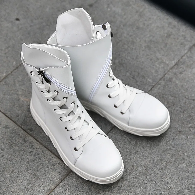 2023 Fashion Men Black Sneakers 44 Chaussure Men Sneakers Zipper Canvas Casual Shoes Man Spring Shoe