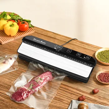 2026 Best Vacuum Sealer Machine 7MM Automatic Food Vacuum Device With Cutting Blade Household Packaging Machine With Pump 15Bags 1