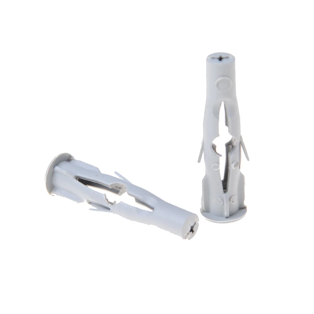 50 Pz Nylon Cartongesso Muro A Muro Per Porte E Finestre Telaio Viti In Calcestruzzo M6X35 Nuovo Arrivo Di Alta Qualità