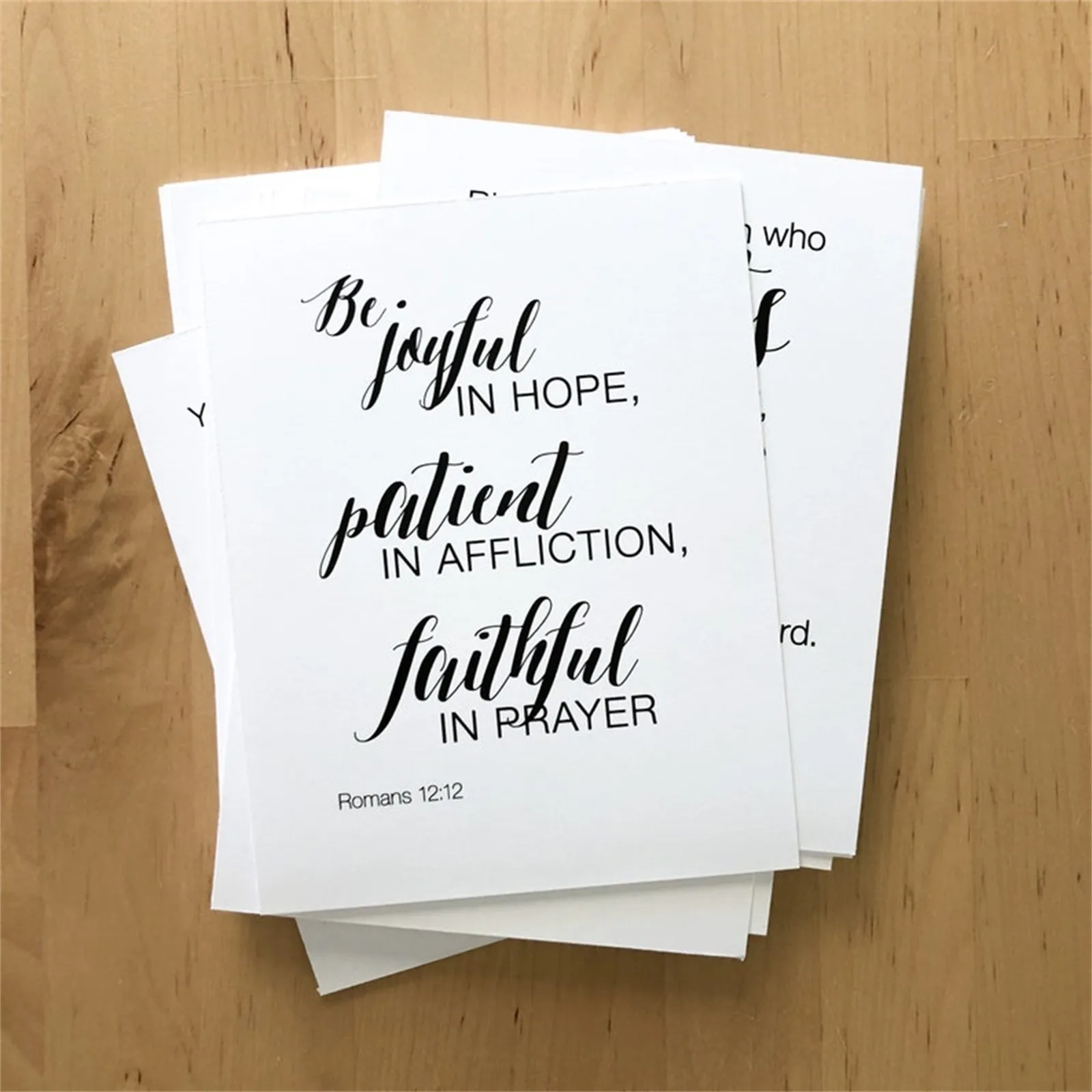 Set Of 52 Scripture Cards-Bible Verse Cards, Biblical Positive Religious Affirmation Decks,Encouragement Cards Greeting