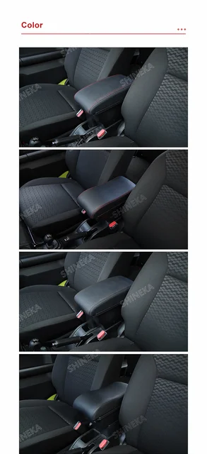  YJYWZH Double Layer Armrest Box for Suzuki Jimny JB64W/JB74W  2018-2023 Car Organizer Interior Storage Center Console with 3 USB Port  Black (Black with Black Thread) : Automotive