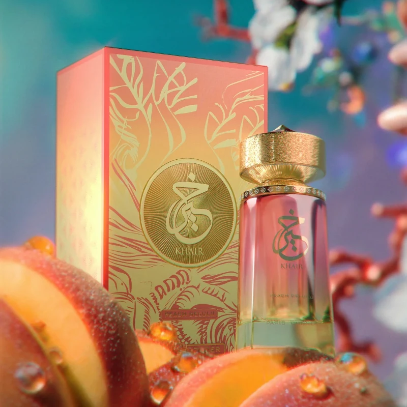 Khair Peach Delulu Women's Perfume - Oriental Arabian Dubai Fragrance_voghion.com