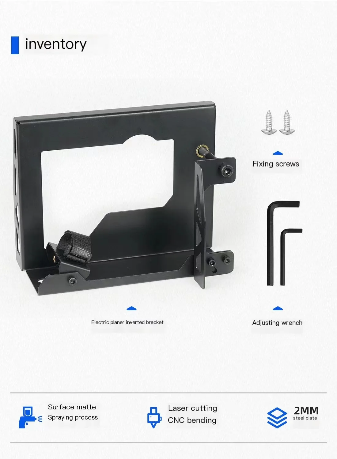 LAUGHERER Flip Planer Stand-Electric Planer Inverted Bracket, Woodworking Planing Support Practical Household Flip Mount Tool Rack - View #10