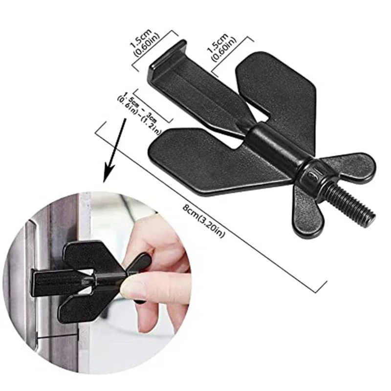 Portable Hotel Door Lock Self-Defense Door Stop Travel Anti-theft Stopper Childproof Lock Home Latch