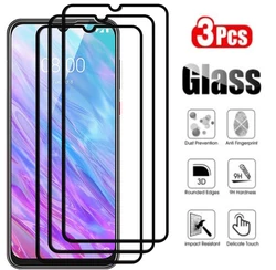 Premium Full Coverage Tempered Glass Screen Protector for 3PCS Black FullGlass (ZTE Blade 20 Smart)