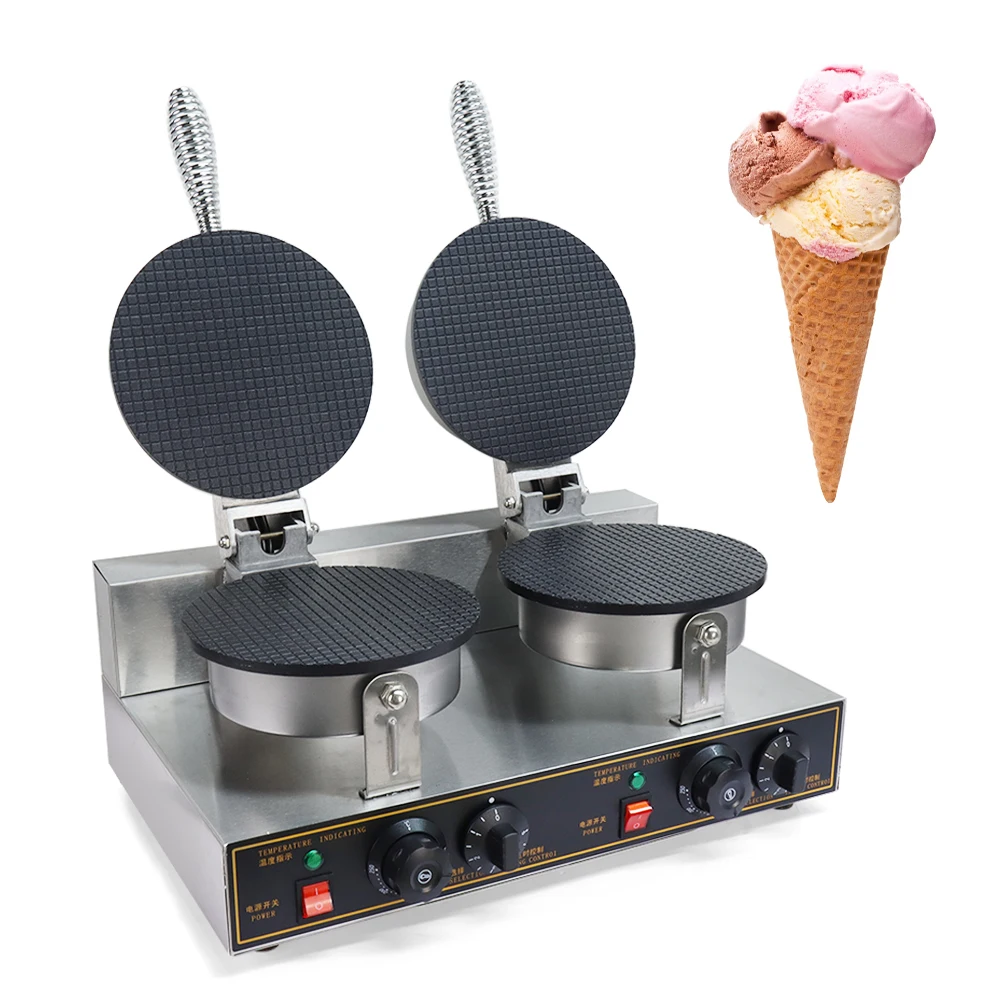 

Professional Commercial Ice Cream Waffle Cone Maker Bubble Waffle Maker Machine Snack Machines