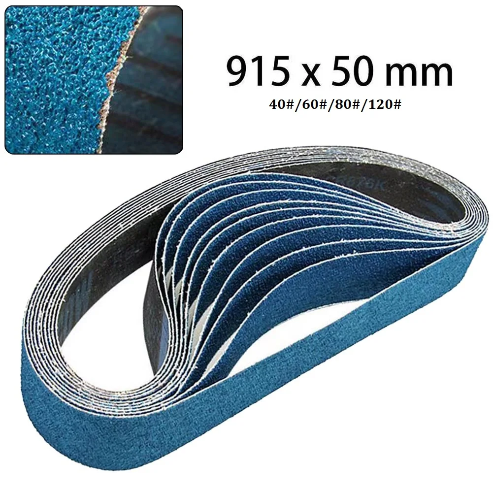 

1pc 915×50mm Zirconium Corundum Sanding Belts Blue Polishing Sanding Grinding Abrasive Tools Belt Sanding Band