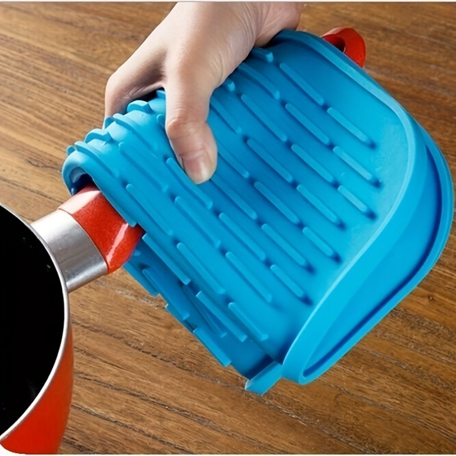 Silicone Insulated Mat, Silicone Anti-scald Anti-slip Plate Pad, Heat Insulation Pad, Pot Pad, Thickened Dishes, Table Pad, High 6