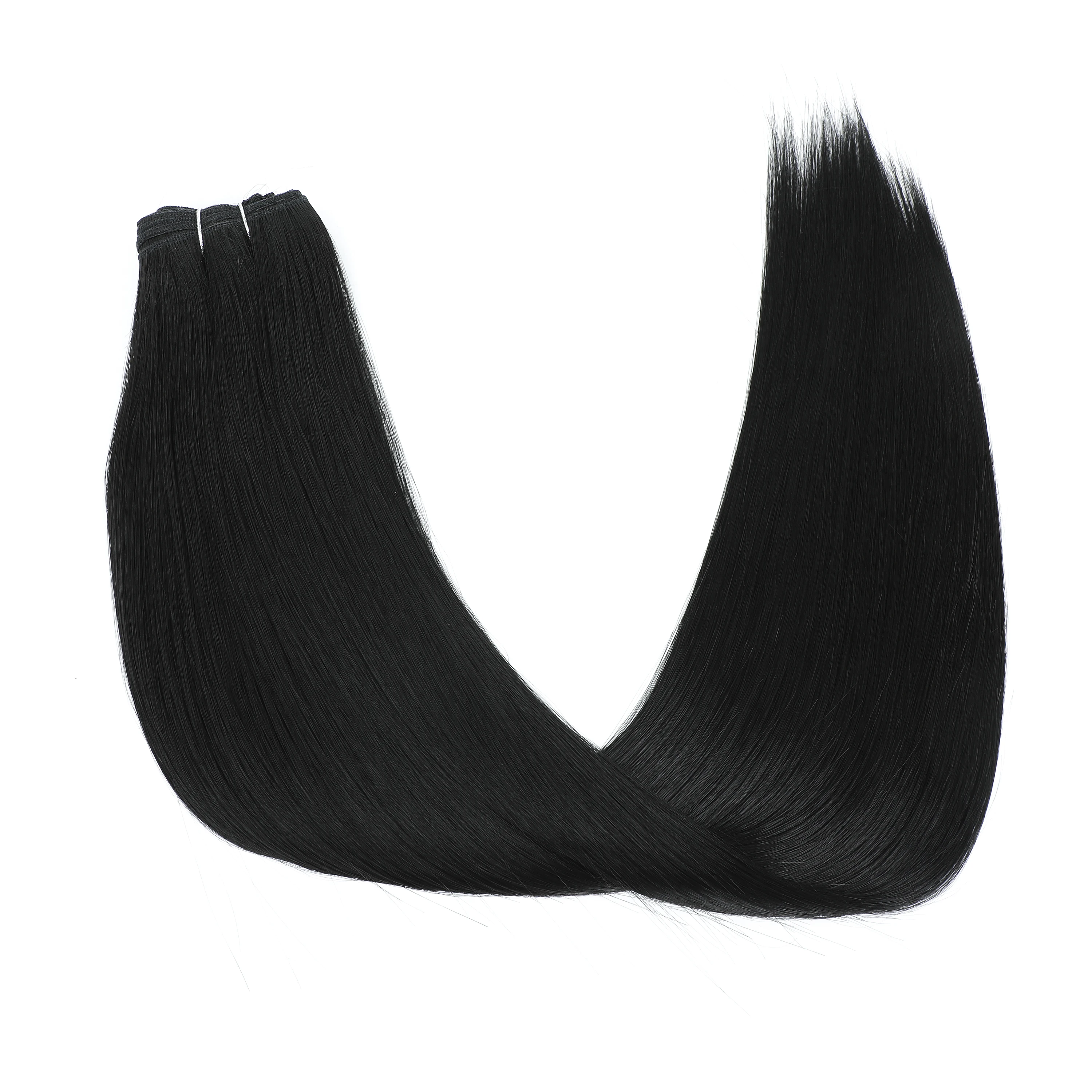 Gladys Straight Synthetic Hair Bundle 24-32 Inch Super Long Natural Hair Extensions Yaki Straight Weaving Women Fake