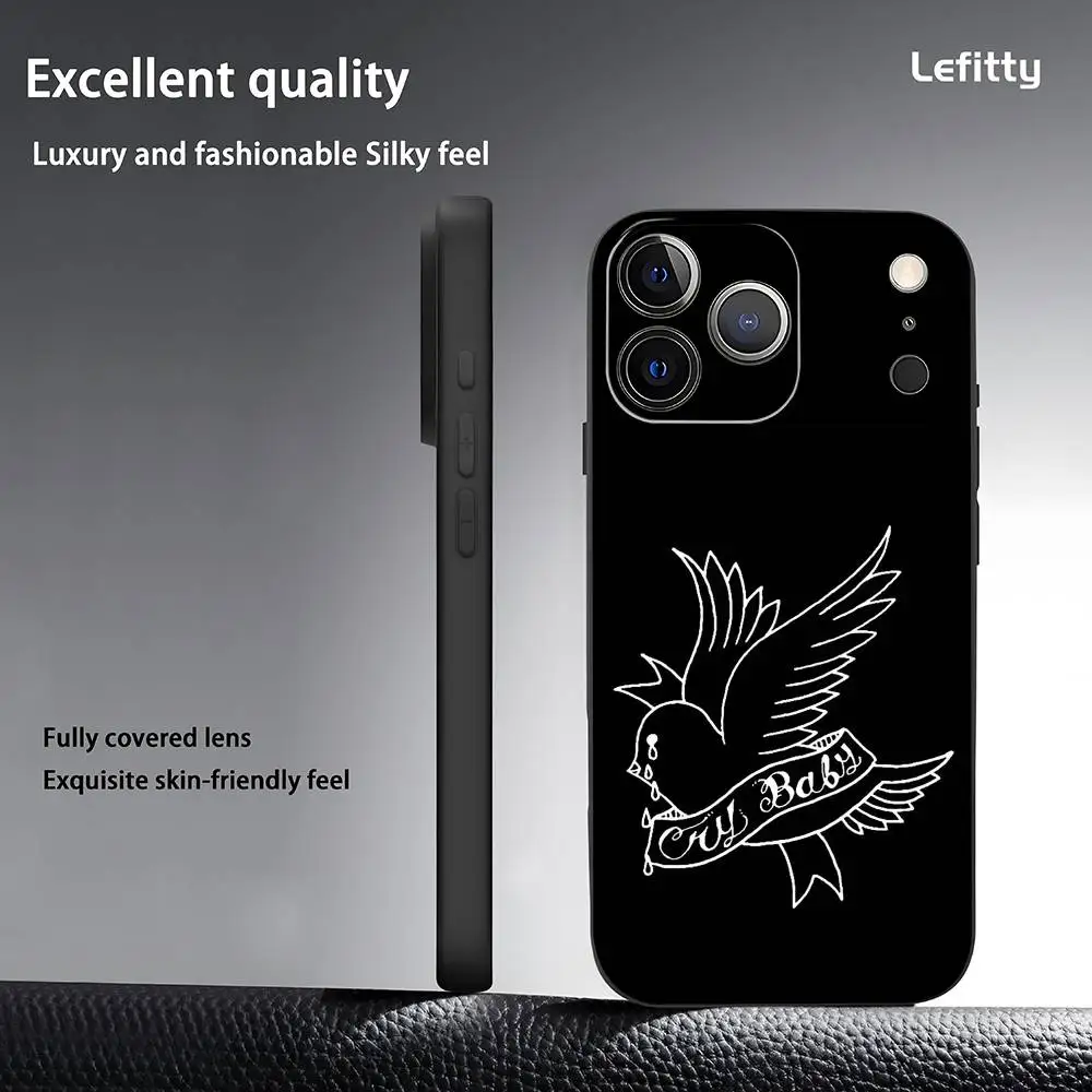 Lil Peep Hell Boy Black Frosted Soft Phone Case