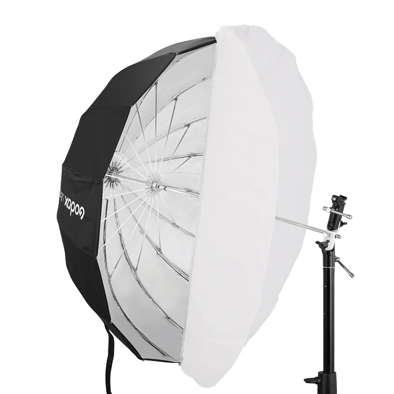 Godox 사진 소프트 박스 디퓨저 천, DPU-85BS 105BS 130BS 165BS 85T 105T 130T 165T 라이트 소프트 화이트 블랙 우산 천