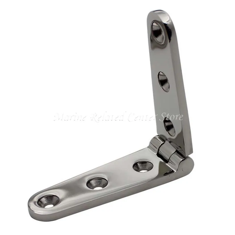 Aço Inoxidável, 6 Furos, Polonês Espelho, Hardware Marinha, 2Pcs, 4Pcs, 28x152mm