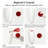 1pcs Beadable Nail Art Tool Double Head Point Drill Pen With Crayon Head Suction Drill Tool Pen Nail Art Double Pull Line Pen 4