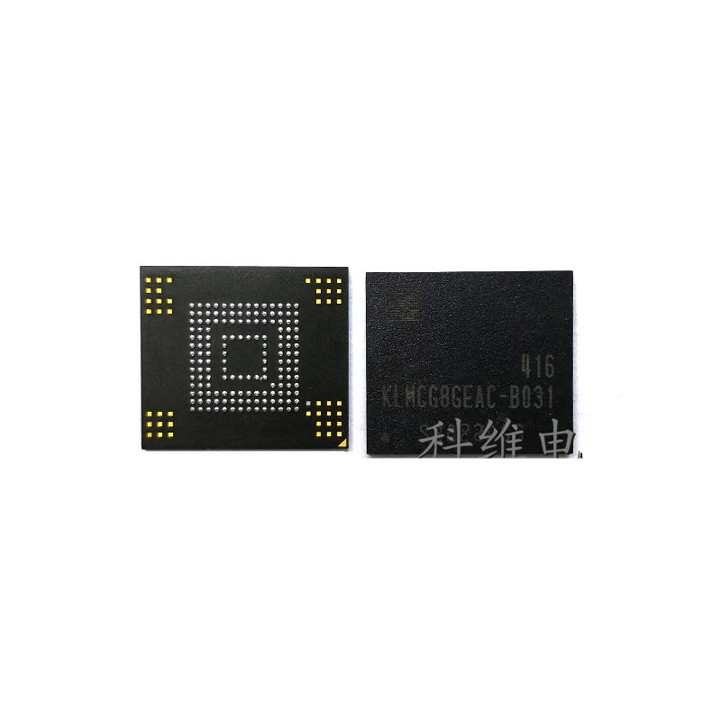 

KLMCG8GEAC-B031 eMMC 64GB NAND Flash Memory IC Chip BGA153 Used Soldered Ball Tested Good