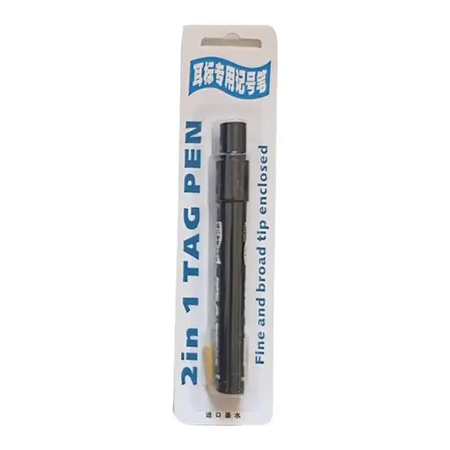 Livestock Ear Tag Marking Pen,Cow Sheep Tags Device Tools Sheep Cattle Tag 2