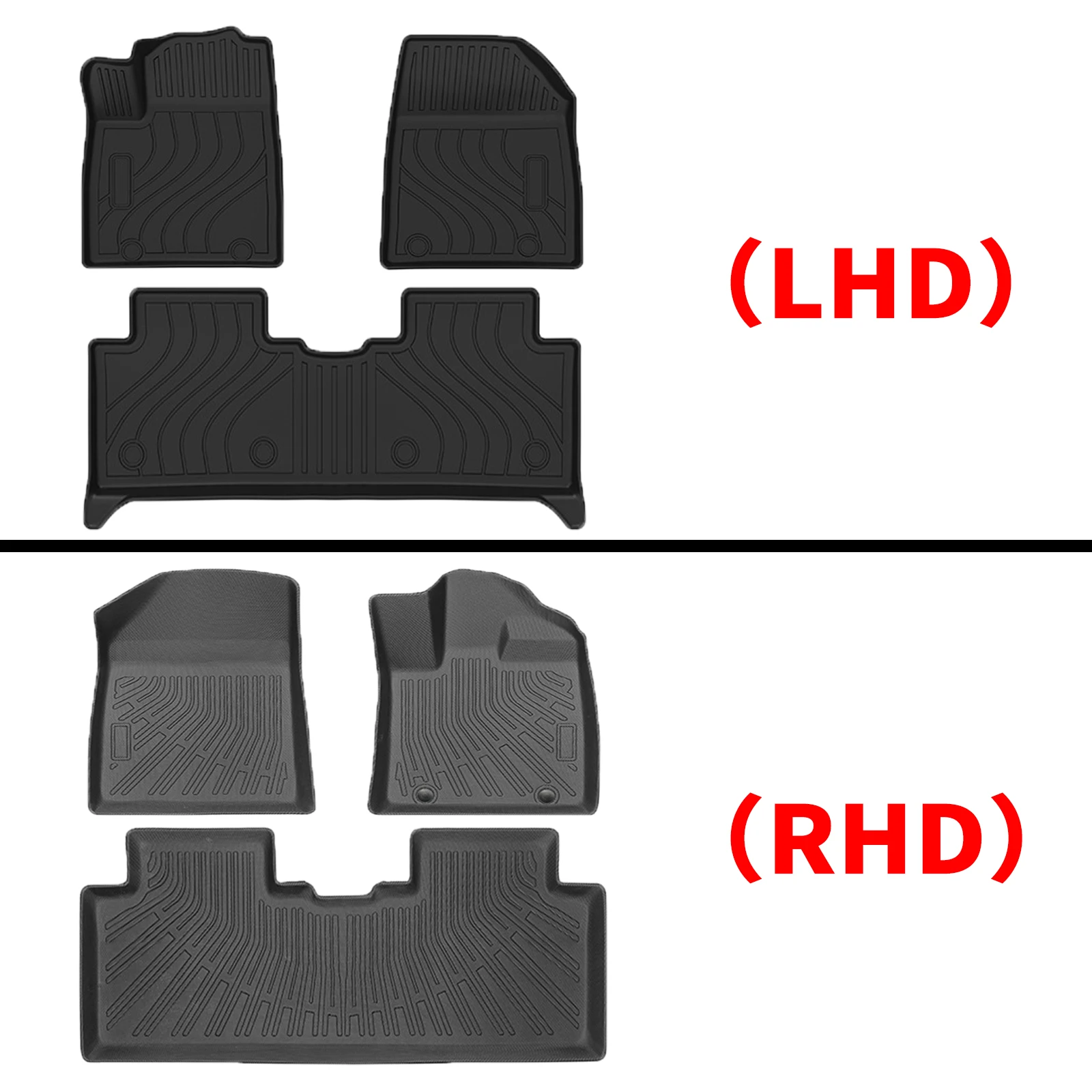 BYD Atto 2 / Yuan Up All-Weather 3D Floor & Trunk Mats (RHD) view 2
