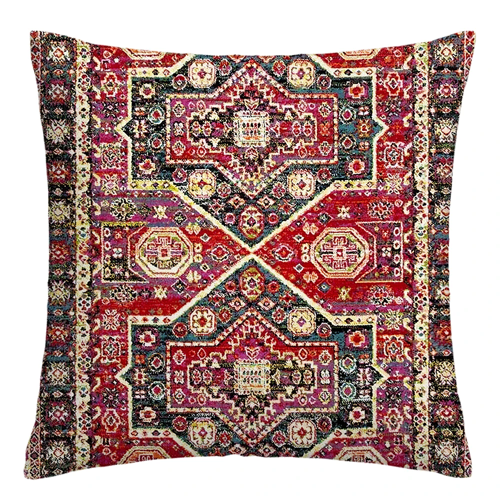 Moroccan Retro Ethnic Pillow Covers – 50x50cm Customizable 2