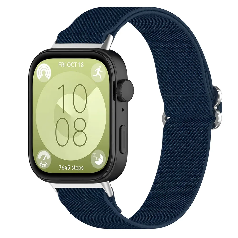 Nylon Loop Strap for Smart Watch - Adjustable Replacement Bracelet in Vibrant Colors
