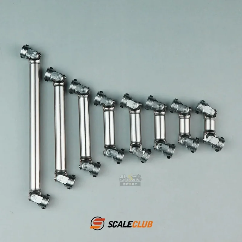 

Scaleclub Stainless Steel Drive Shaft CVD Universal Joint Inner Diameter 5MM Truck Climbing Car For Tamiya Scania 770S MAN Benz