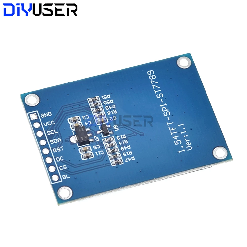 1,54 Zoll IPS TFT Display 240x240, ST7789 SPI Farbbildschirmmodul für Raspberry Pi STM32 – Detail 4