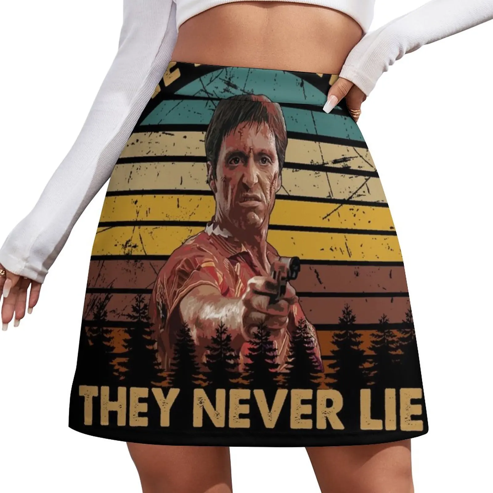 retro the eyes chico scarface cast every dog has his day art Mini Skirt shorts luxury clothes women