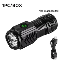 Three - Eyed Monster LED Flashlight - Ultimate Portable High - Brightness Strobe Light (S018 1pc - AA)