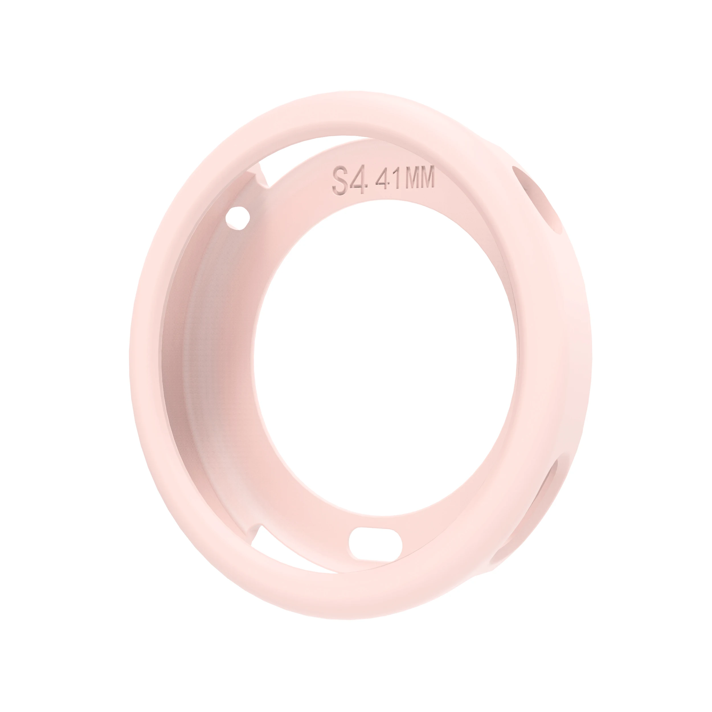 Enhanced Protective Silicone Case for Smartwatch 41mm, Soft TPU Full Body Cover with Hollow Design