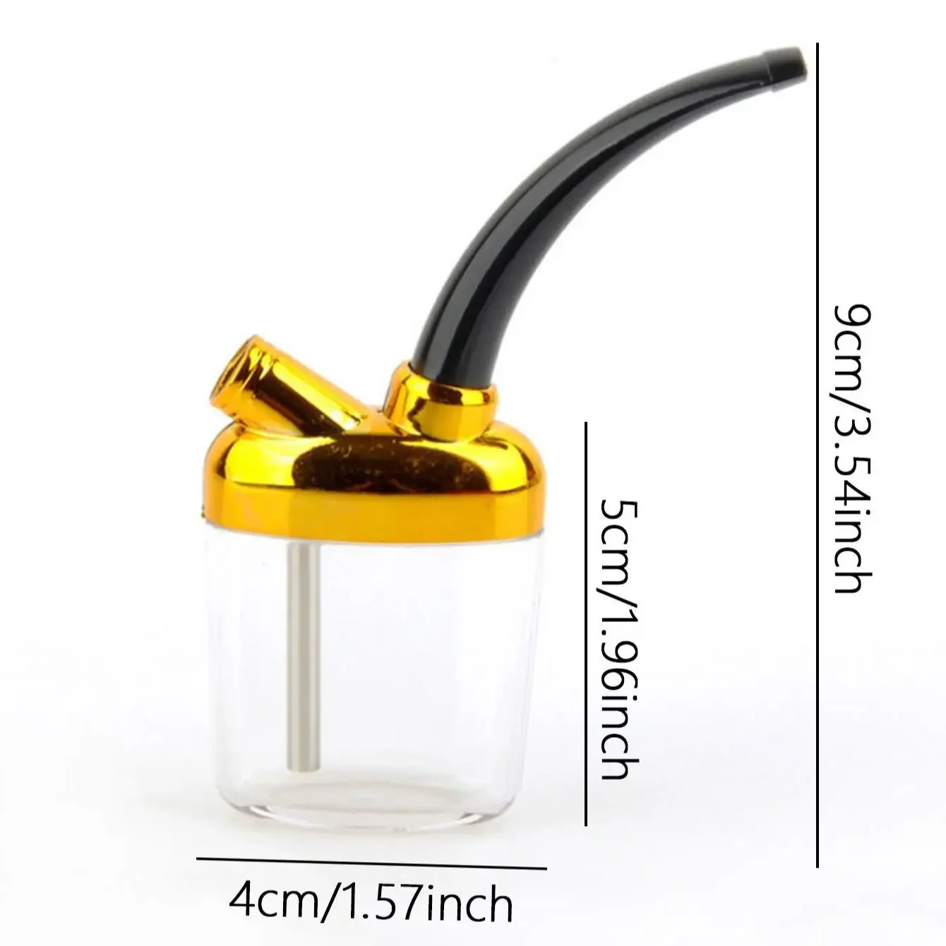 1pc-Mini hookah pot healthy filtering hookah pipe holder portable and convenient