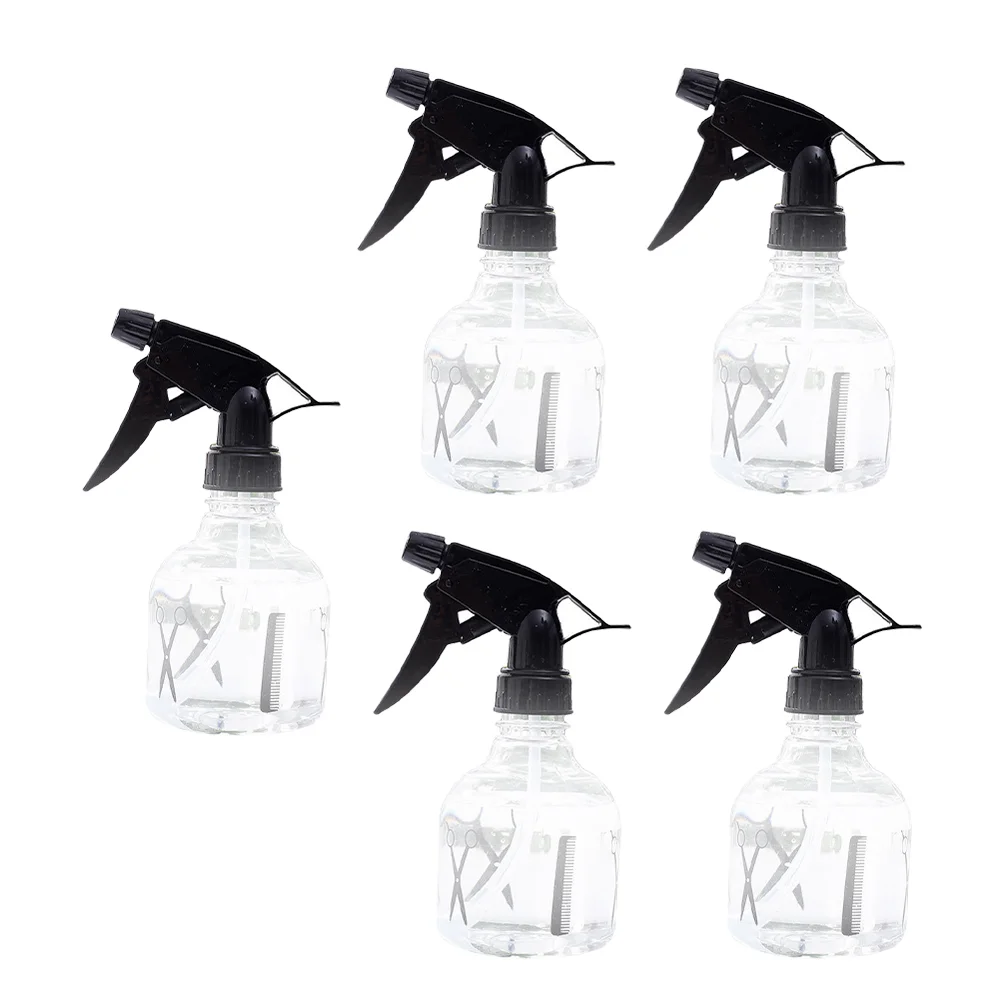 5pcs Barber Salon Sprayer Bottles Sprayers Hair Salon Barber Professional Hair Water Spray Bottle 10 pcs keychain spray bottle pepper defense for women self sprayer sprayers lotion perfume holders leakproof