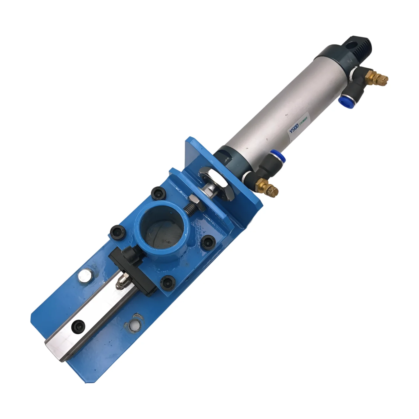 Pneumatic Cylinder Stroke Torch Holder Welding Positioner Turntable Parts Clamp Holder Adjustable Welding Torch With Slide Rail 4
