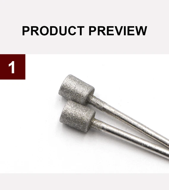 ダイヤモンドバリ研削ドリル5個入り120グリット6mmシャンク8mmシリンダ ダイヤモンドバリ研削ドリル5個入り120グリット6mmシャンク8mm