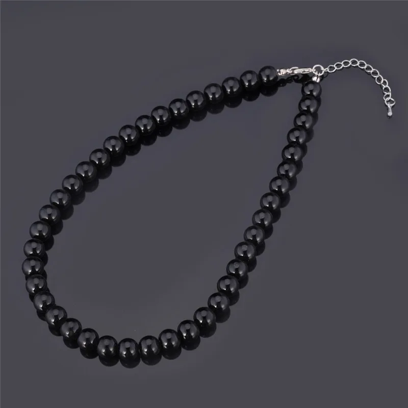 ChainsPro Simulated Pearl Choker Necklace Women Wedding/Bridal Gift Pearl Bead Statement Necklace Women Jewelry N036