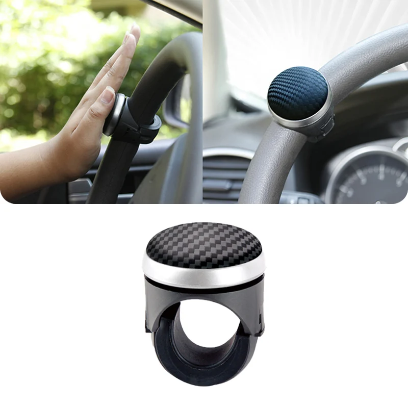 UniversalSiliconeCarSteeringWheelSteeringPowerKnobTrimmer